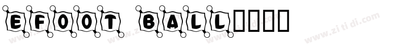 efoot ball字体转换